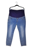 ANGELS MATERNITY Women Straight-Legged Jeans Regular fit in Blue - XL, XXL
