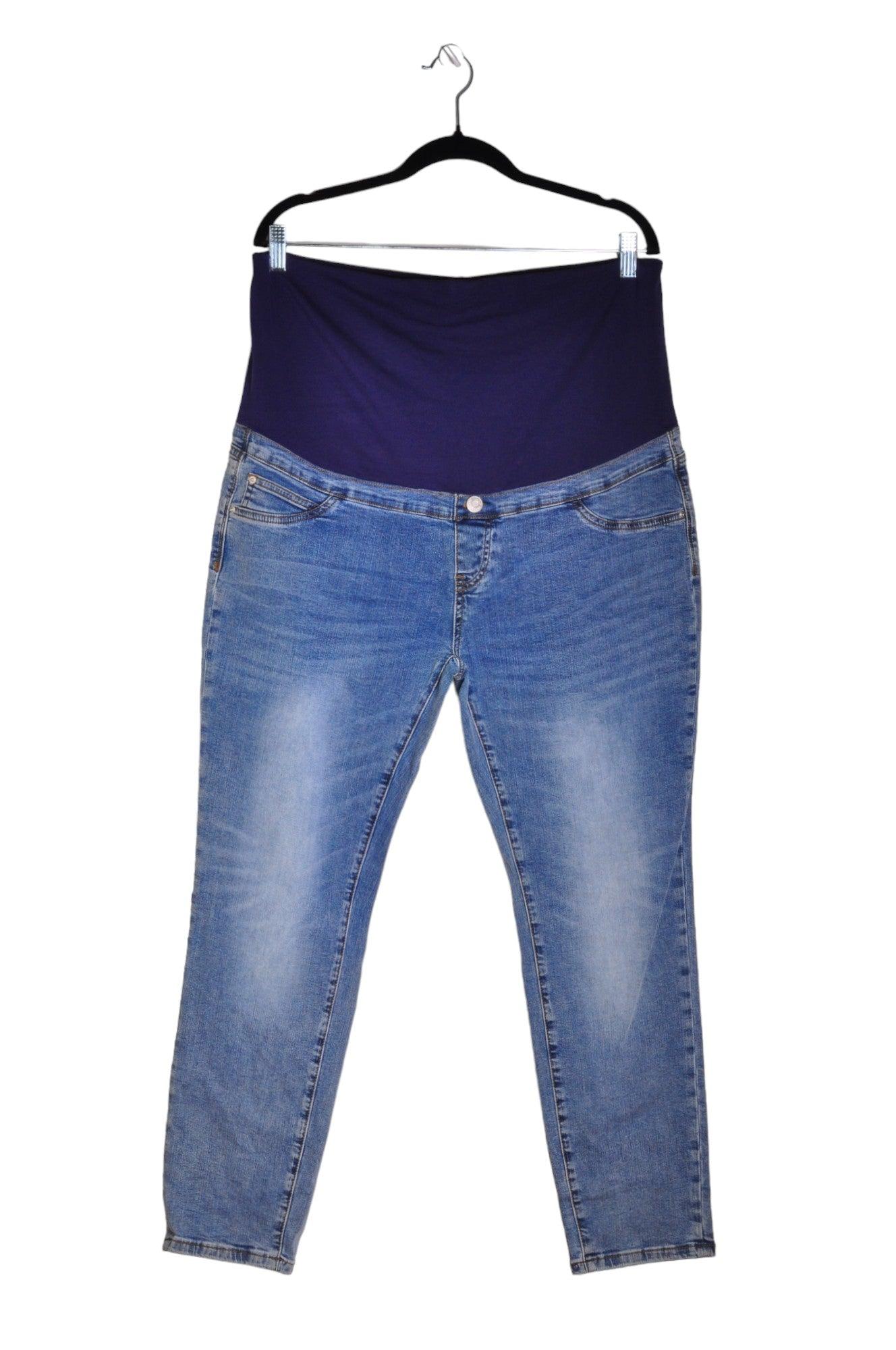 ANGELS MATERNITY Women Straight-Legged Jeans Regular fit in Blue - XL, XXL