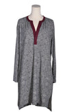 UNBRANDED Women Drop Waist Dresses Regular fit in Gray - L