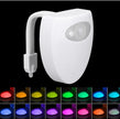 Motion-Sensor Toilet Night Light – 8 & 16 Colour LED, Battery Powered