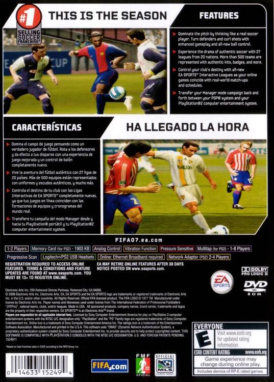 FIFA 07 Soccer (usagé)