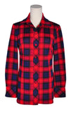 DAVID SNIDER Women Button Down Tops Regular fit in Red - L