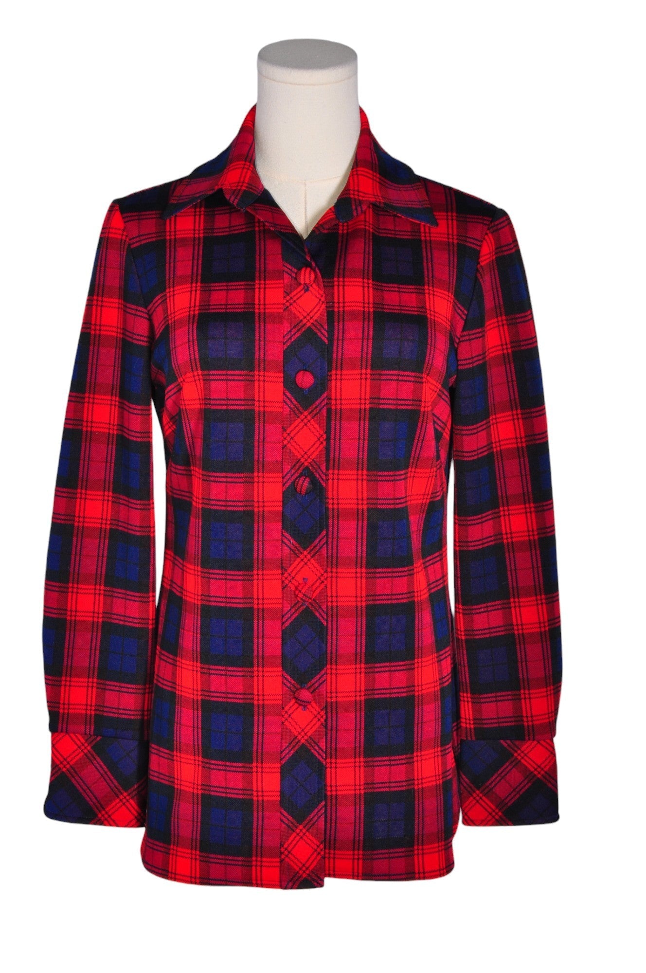 DAVID SNIDER Women Button Down Tops Regular fit in Red - L