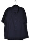 UNBRANDED Men Button Down Tops Regular fit in Black - 3XL