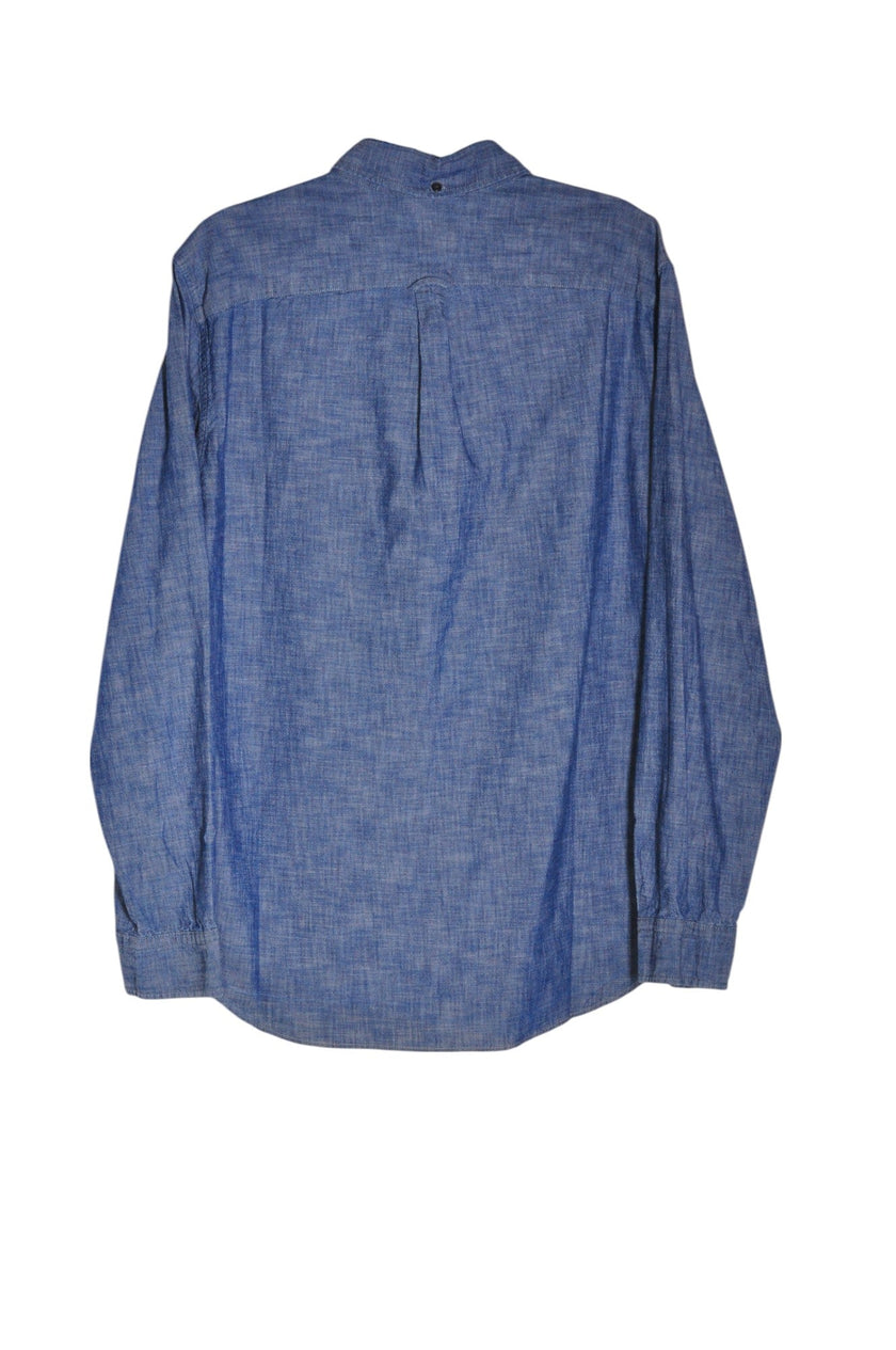 GAP Men Button Down Tops Regular fit in Blue - XL