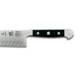 Alpha Santoku Knife With Hollow Edges - 7 inch