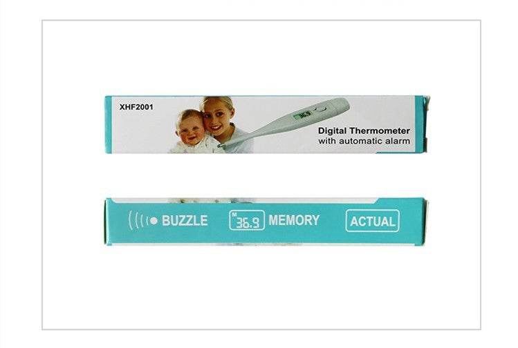 Medical electronic temperature counting display soft head thermometer
