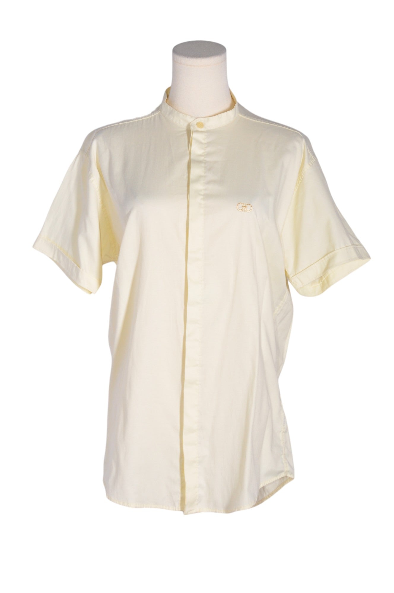 SALVATORE FERRAGAMO Women Button Down Tops Regular fit in Beige - L