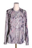 CALVIN KLEIN Women Button Down Tops Regular fit in Gray - M