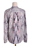 CALVIN KLEIN Women Button Down Tops Regular fit in Gray - M