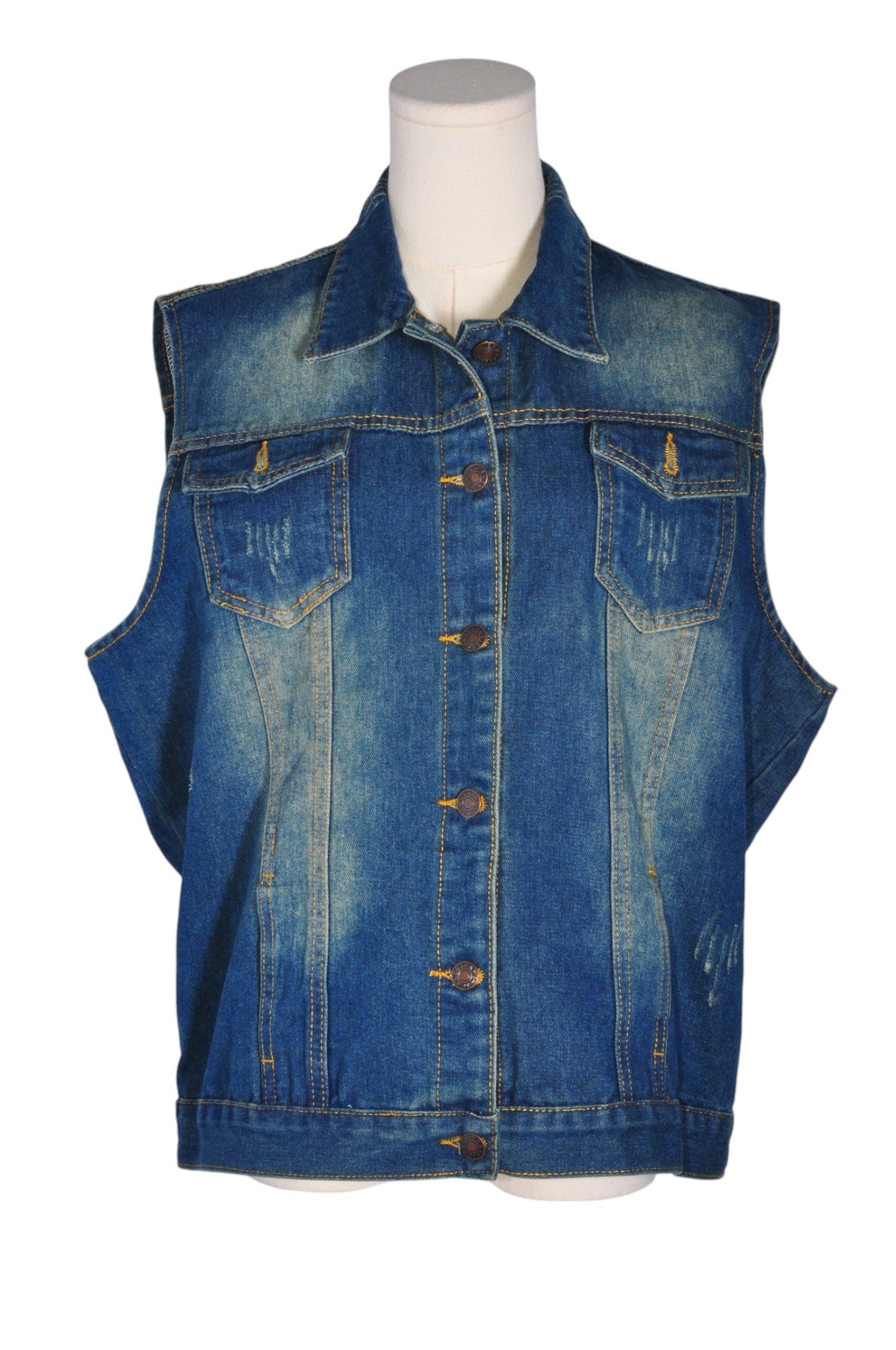 UNBRANDED Women Denim Jackets Regular fit in Blue - S