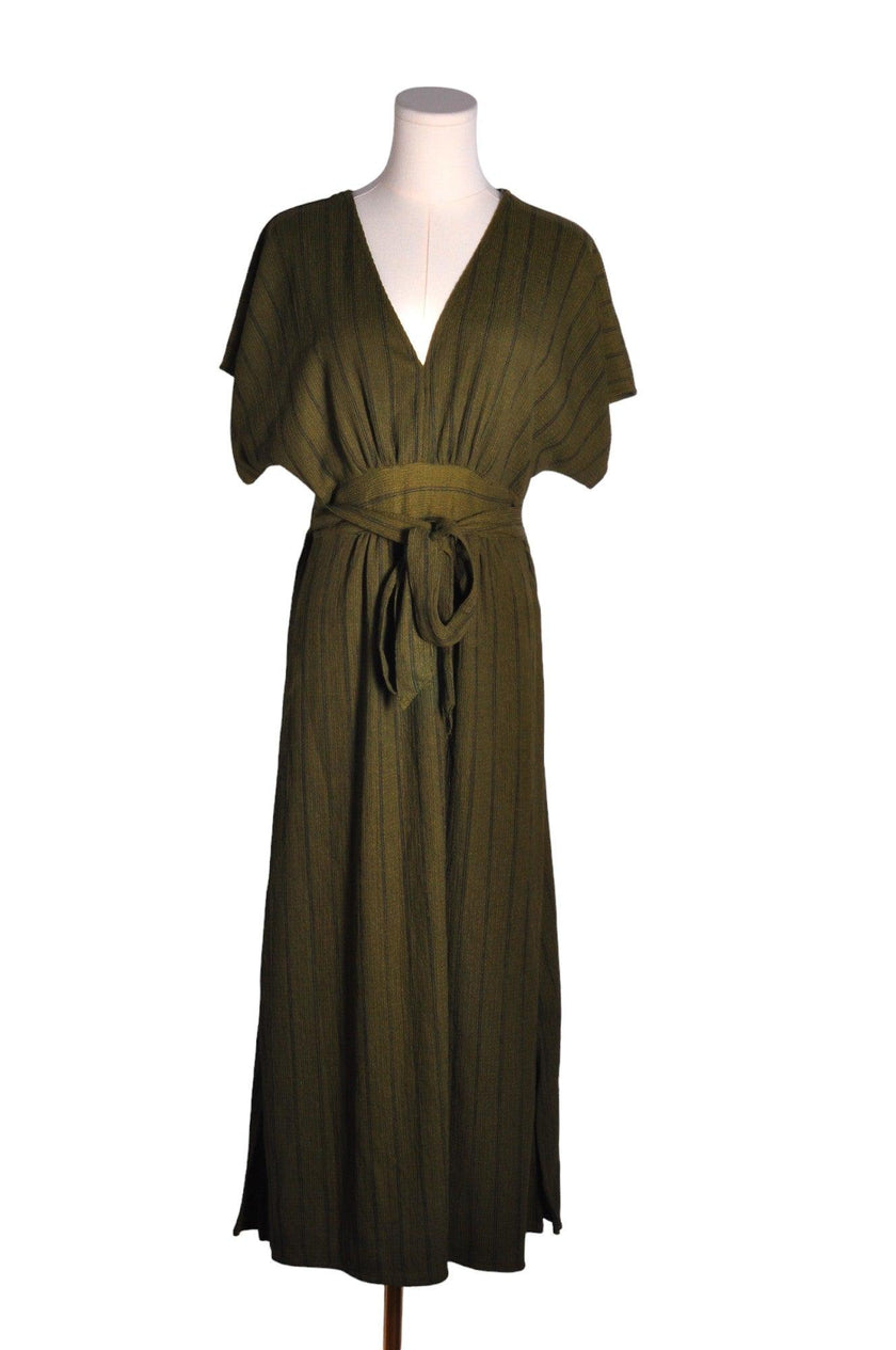MANGO Women Wrap Dresses Regular fit in Green - S