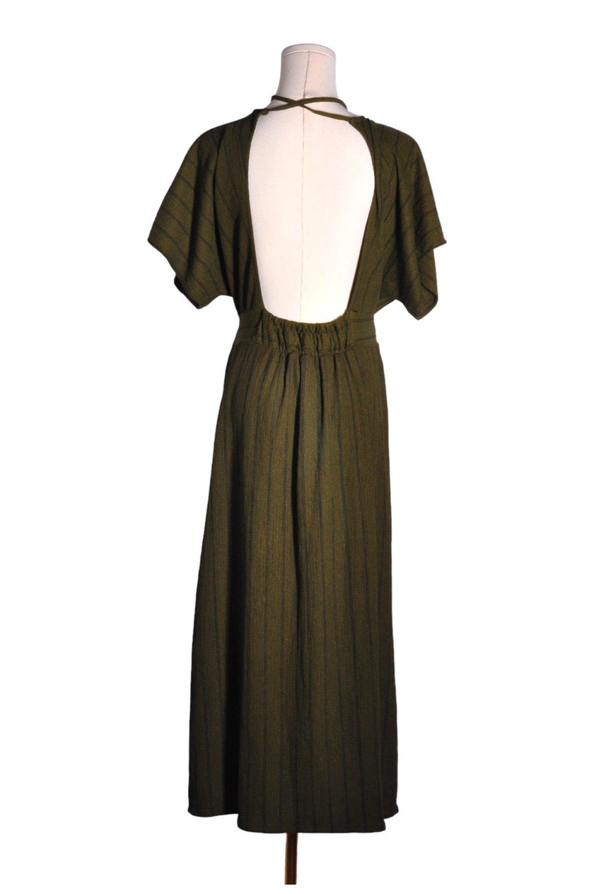 MANGO Women Wrap Dresses Regular fit in Green - S