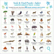 Peter Pauper Press - Safari Seek & Find 100-Piece Jigsaw Puzzle