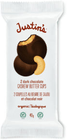 Justin's - Dark Choco Cashew Butter Cups (40g)