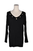 MILAN KISS Women T-Shirts Regular fit in Black - L