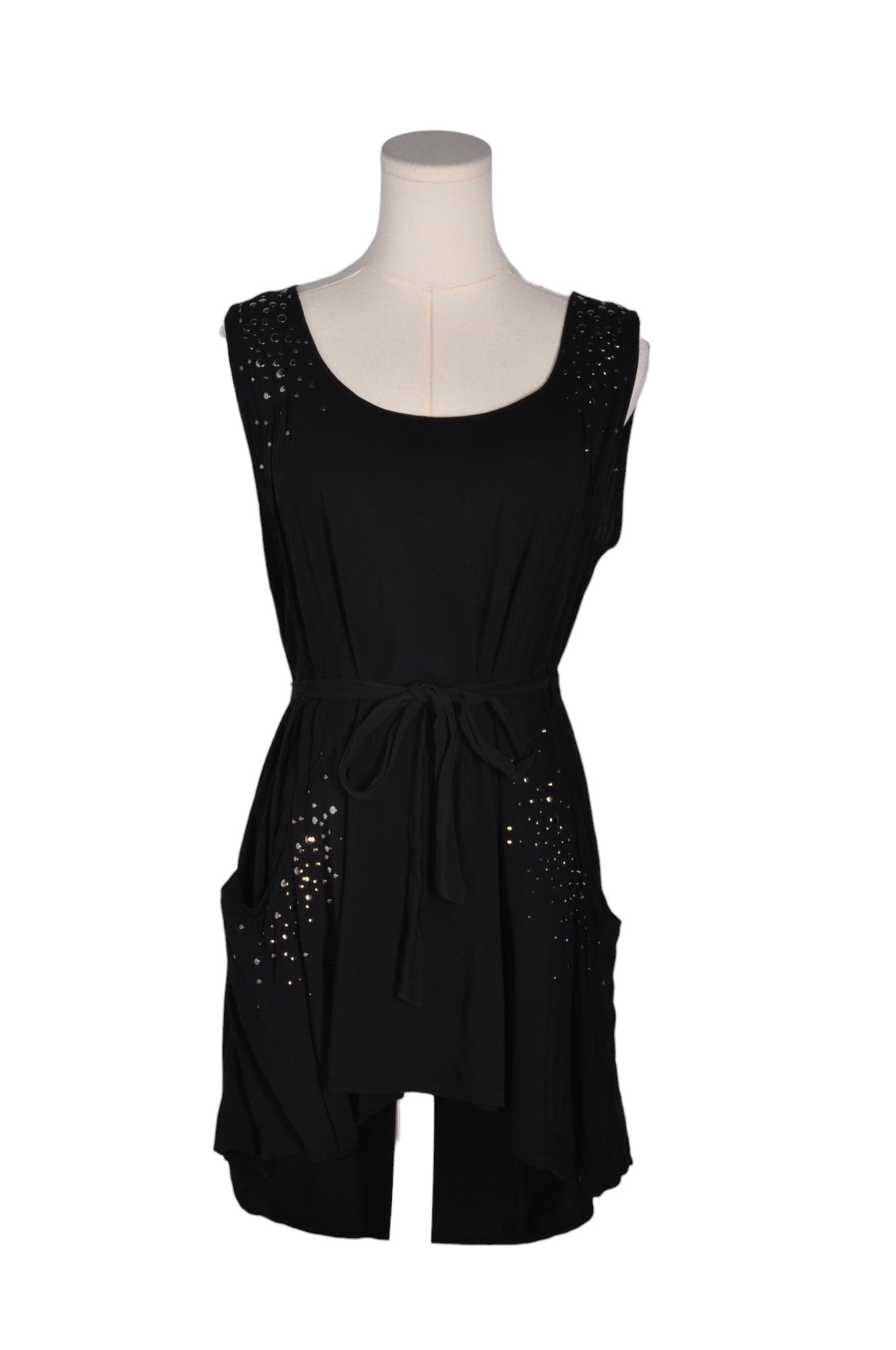UNBRANDED Women Midi Dresses Regular fit in Black - L