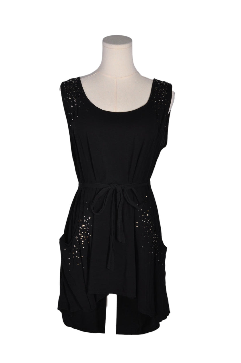 UNBRANDED Women Midi Dresses Regular fit in Black - L