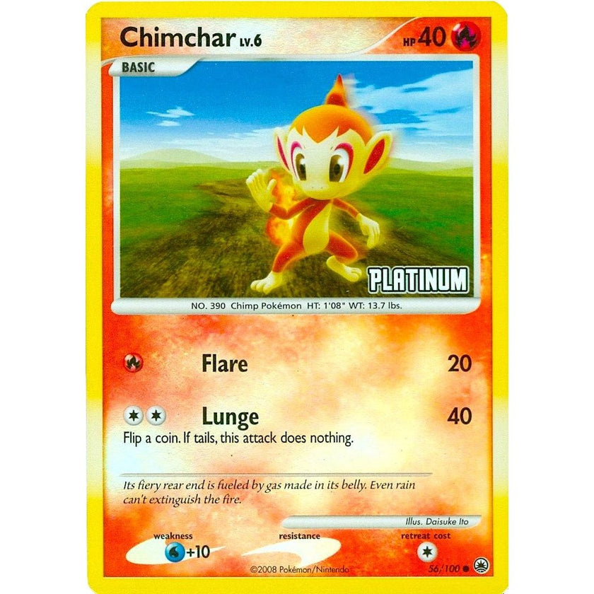 Chimchar - 56/100 [Platinum] (056/100) (BKP)