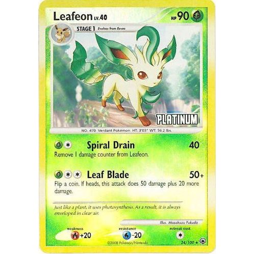 Leafeon - 24/100 [Platinum] (024/100) (BKP)