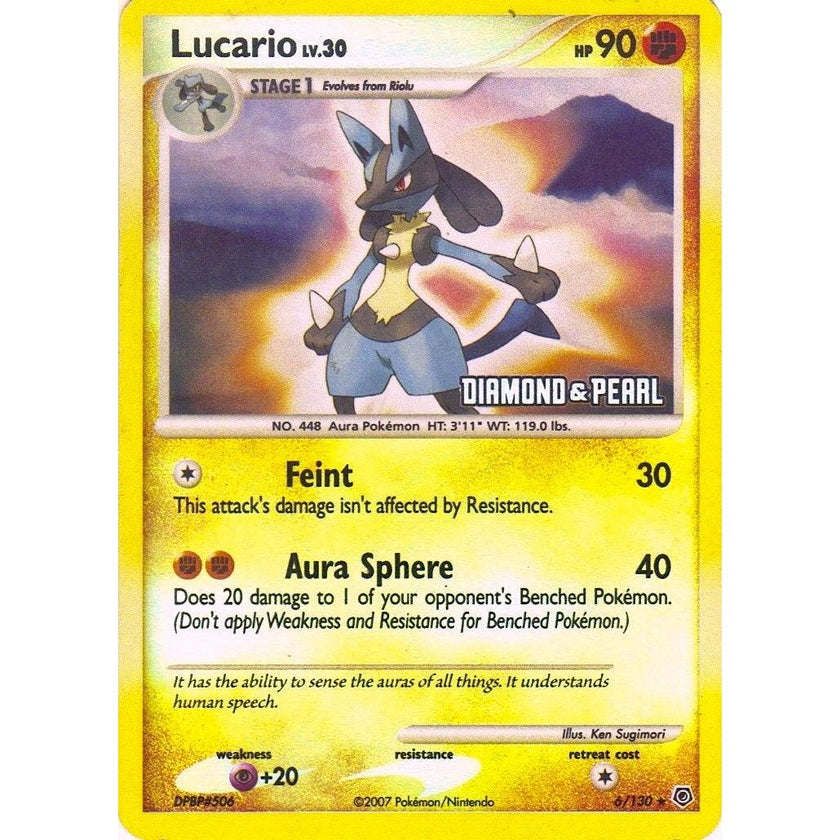 Lucario - 6/130 [Diamond & Pearl] (006/130) (BKP)