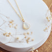 NADIA  Stunning Mother of pearl Charm Necklace