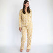 Ladies’ Bamboo Long Sleeve Button-Up Lounge Set | Olive