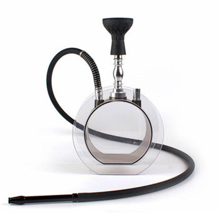Acrylic round pot hookah set