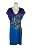 SMASH Women A-Line Dresses Regular fit in Blue - XXL
