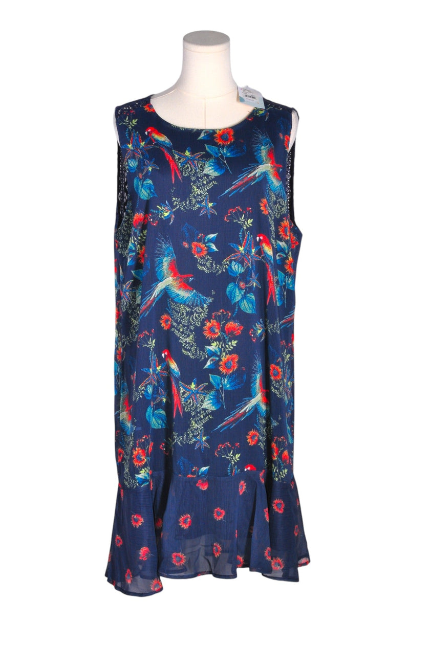 SMASH Women Drop Waist Dresses Regular fit in Blue - XL
