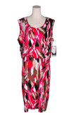 ARTEX Women Sheath Dresses Regular fit in Pink - 2X