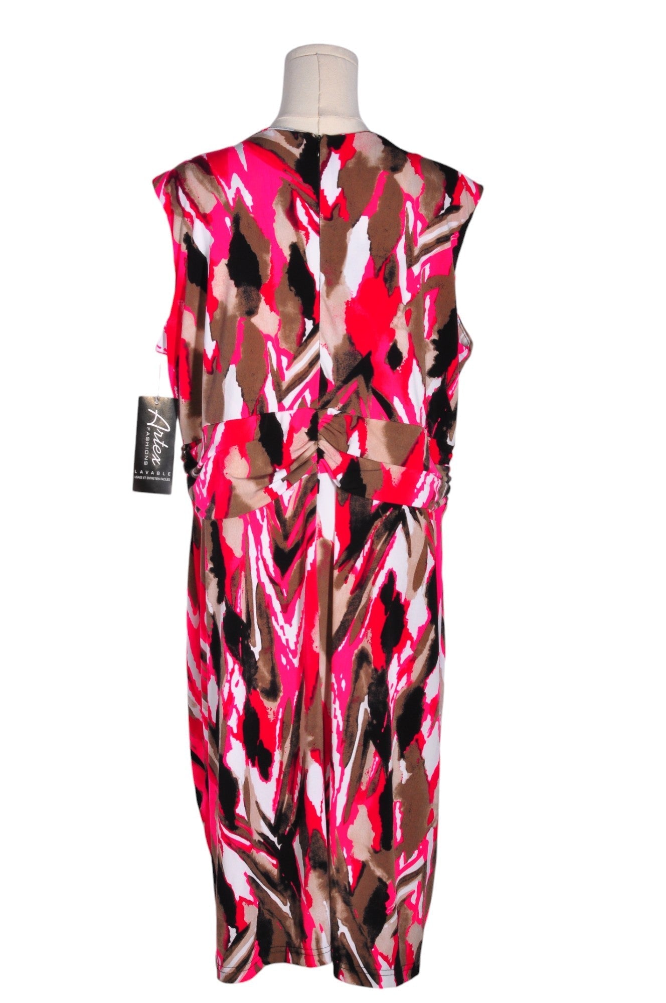 ARTEX Women Sheath Dresses Regular fit in Pink - 2X