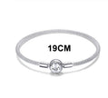S925 Silver Fashion Bracelet – Smooth Cufflinks Basic Chain Bracelet (11 Styles)