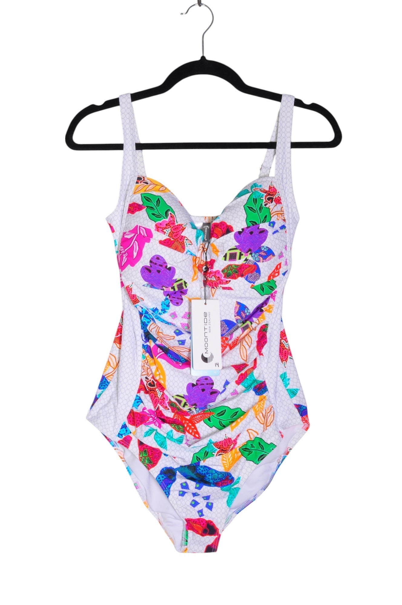 MOONTIDE Women One Piece Swimsuits Regular fit in White - 14