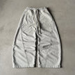 Embroidered Wide-Leg Sweatpants – Unisex Loose Casual Cotton Pants