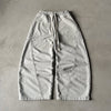 Embroidered Wide-Leg Sweatpants – Unisex Loose Casual Cotton Pants