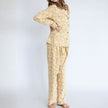 Ladies’ Bamboo Long Sleeve Button-Up Lounge Set | Antique Floral
