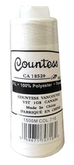 Countess Serger Thread, Polyester, 40/2, 1500M
