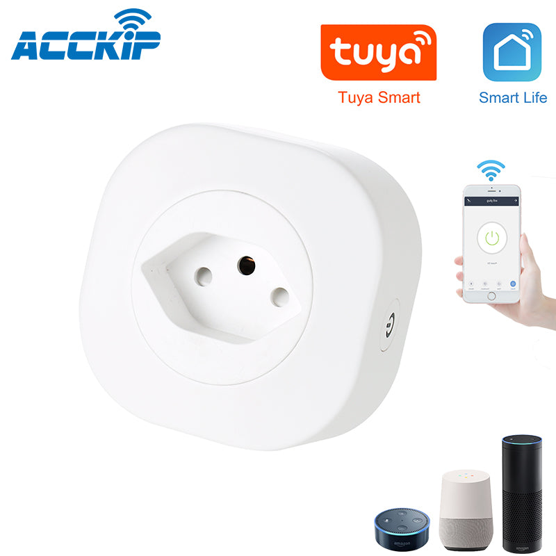 16A WiFi Smart Plug with Voice Control