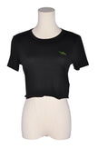 SUNDAY BEST Women Crop Tops Regular fit in Black - S