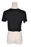 SUNDAY BEST Women Crop Tops Regular fit in Black - S