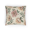 Elegant Watercolor Woven Pillow - Luxury Floral Living Room Accent