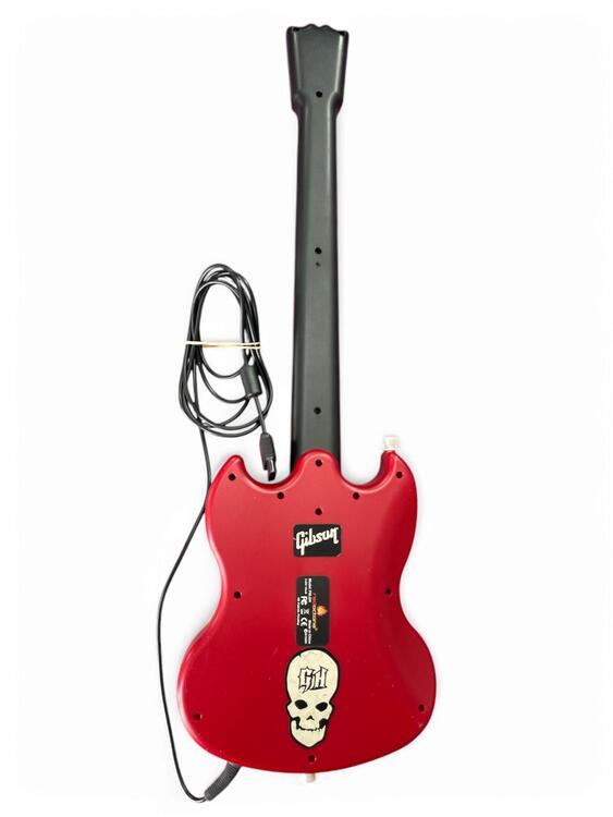 Guitar Hero II - Pack filaire Gibson rouge pour PlayStation 2 (occasion)