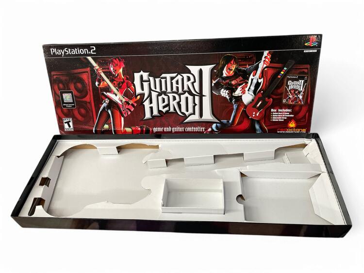 Guitar Hero II - Pack filaire Gibson rouge pour PlayStation 2 (occasion)