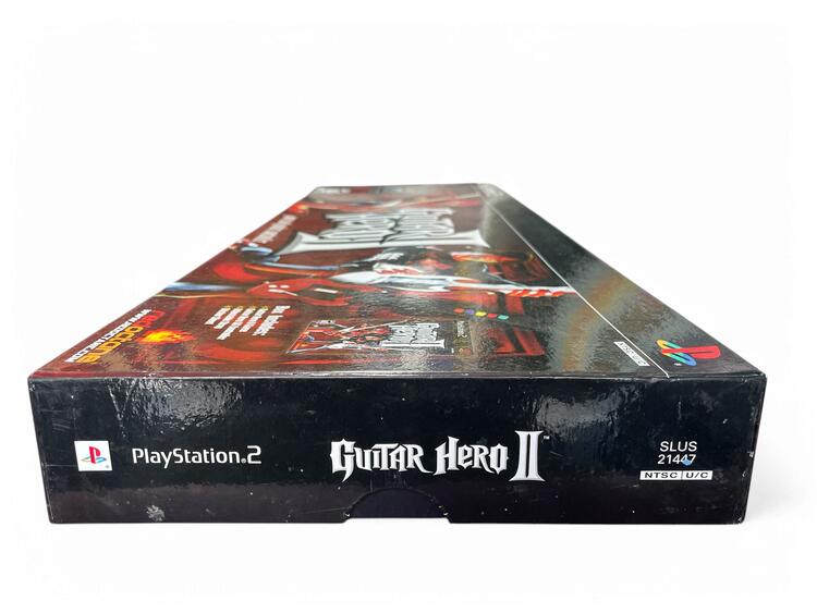 Guitar Hero II - Pack filaire Gibson rouge pour PlayStation 2 (occasion)