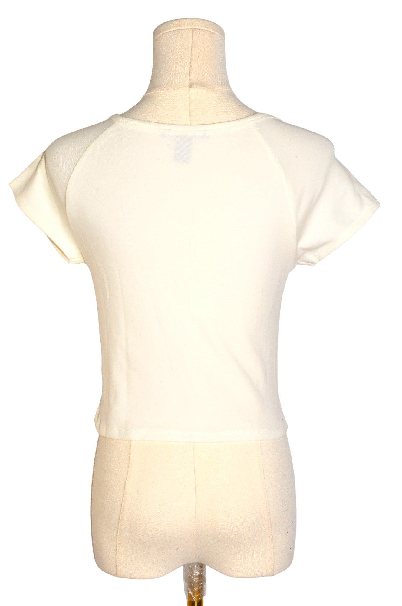 FOREVER 21 Women Crop Tops Regular fit in White - M