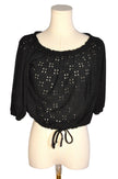 ARDENE Women Crop Tops Regular fit in Black - M