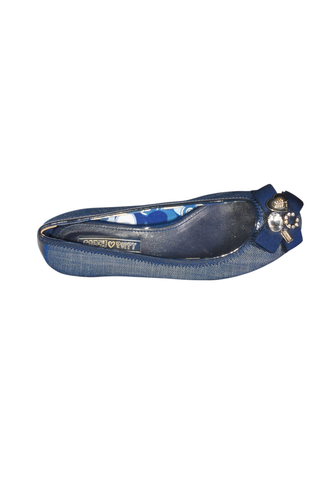 COACH Women Flat Shoes Regular fit in Blue - 6.5