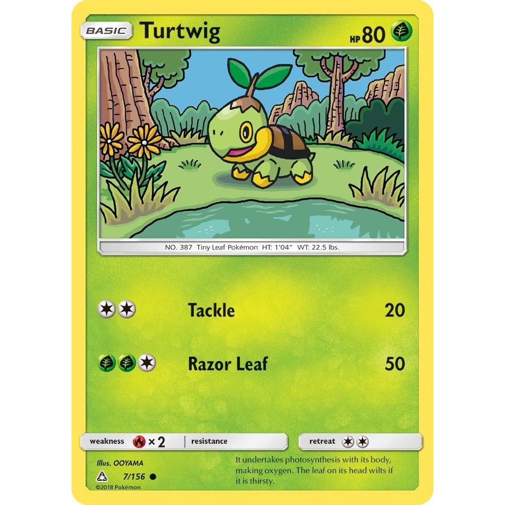 Turtwig (7) (7/156) (SM05)