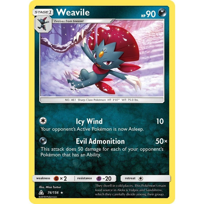 Weavile (74/156) (SM05)